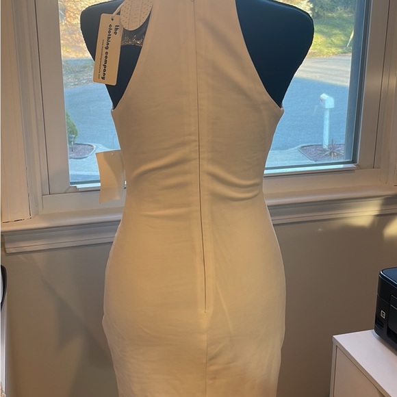 White beaded dress with rhinestones size small - Picture 4 of 5